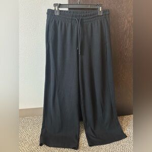 H&M Black Wide Leg sweatpants